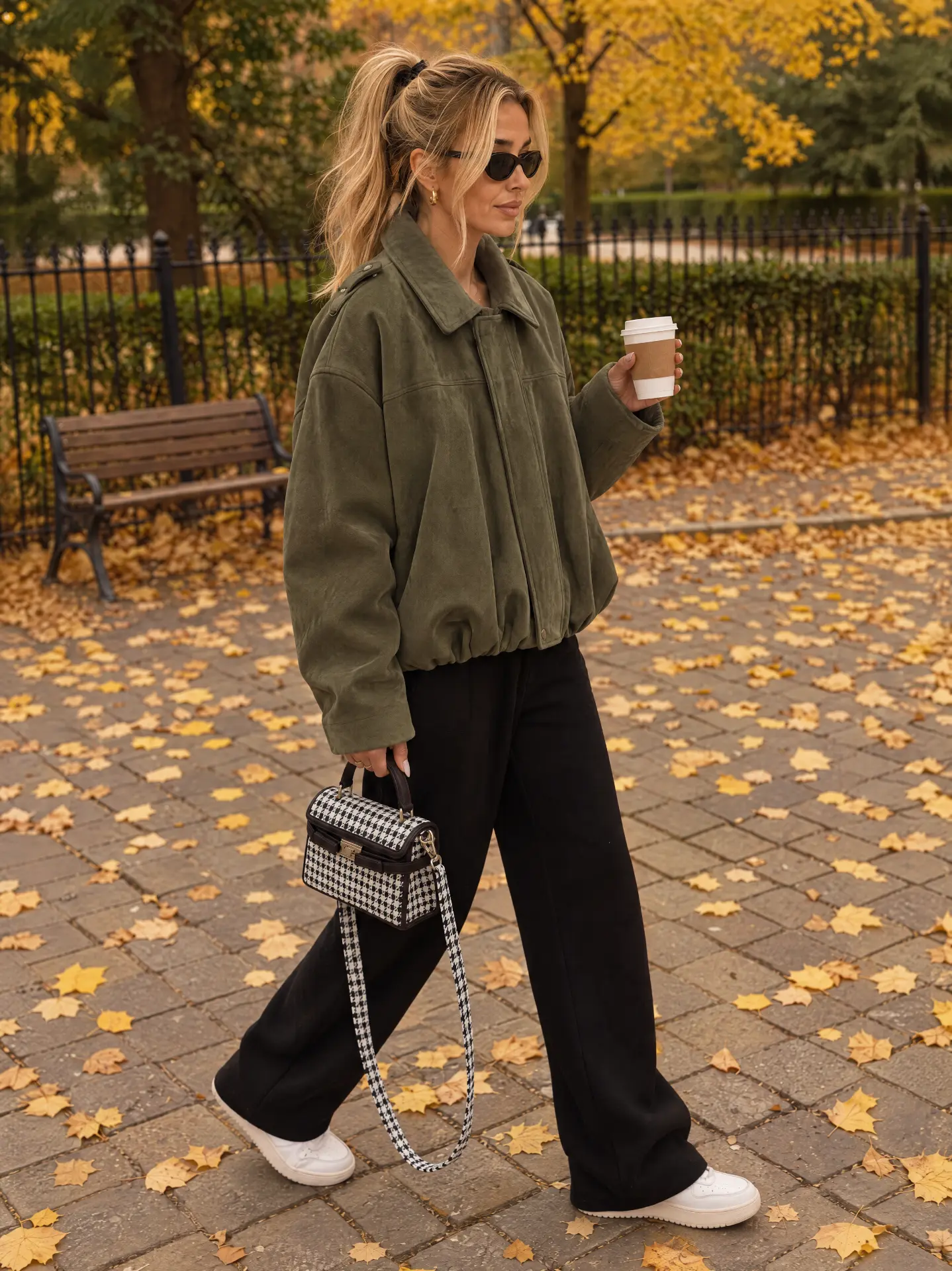 Suede Aviator Jacket — photo 1
