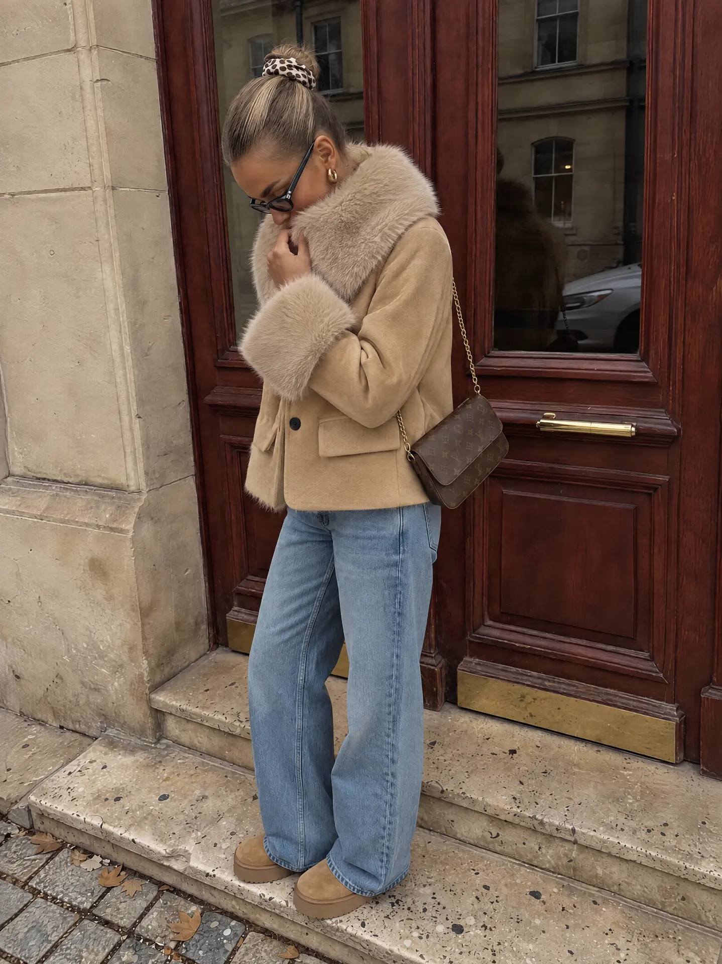 Slim-fit Suede Blazer — photo 1